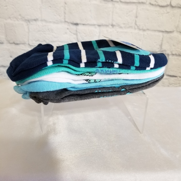 Disney Lilo and Stitch Scrump Character No Show Socks 5 Pair Set New - Picture 3 of 13